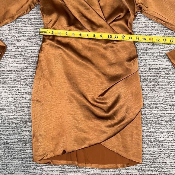 NWT LINE & DOT Bella Mini Dress In Camel Small Revolve - Picture 9 of 14